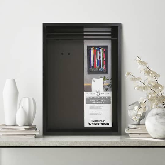 16" x 24" Black Medal Display Case by Studio Décor®
